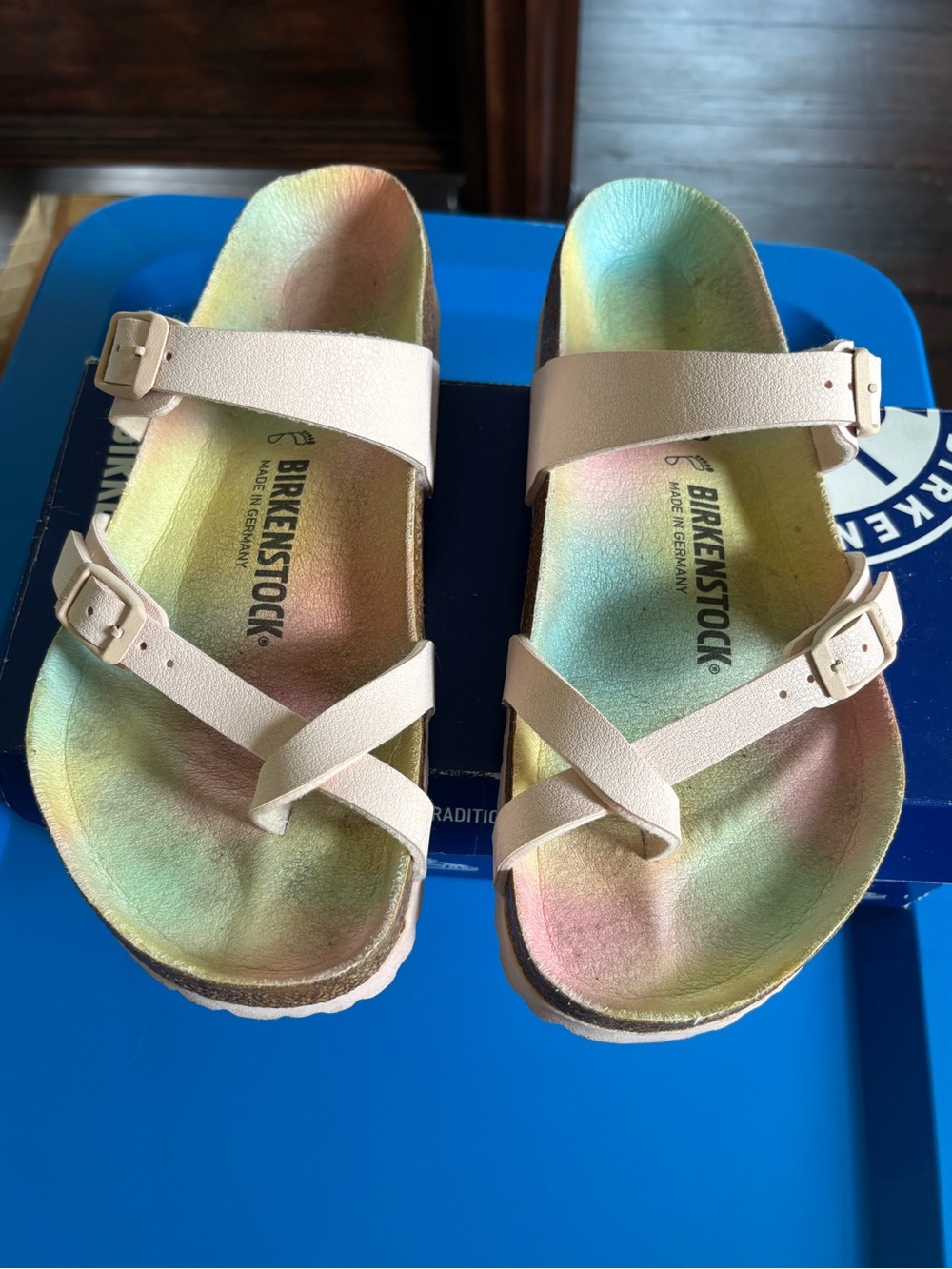 Birkenstock Mayari Birko-flor in Light Rose pink. Size 40. EUC